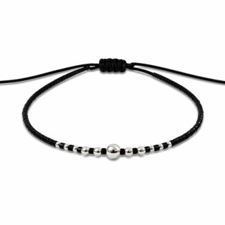 Bratara de picior argint color fun