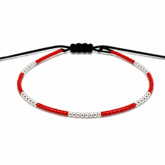 Bratara picior argint color fun