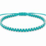 Bratara de picior color fun Twist argint
