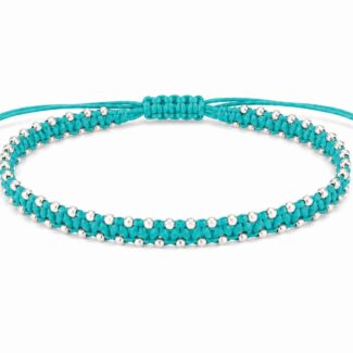 Bratara de picior color fun Twist argint
