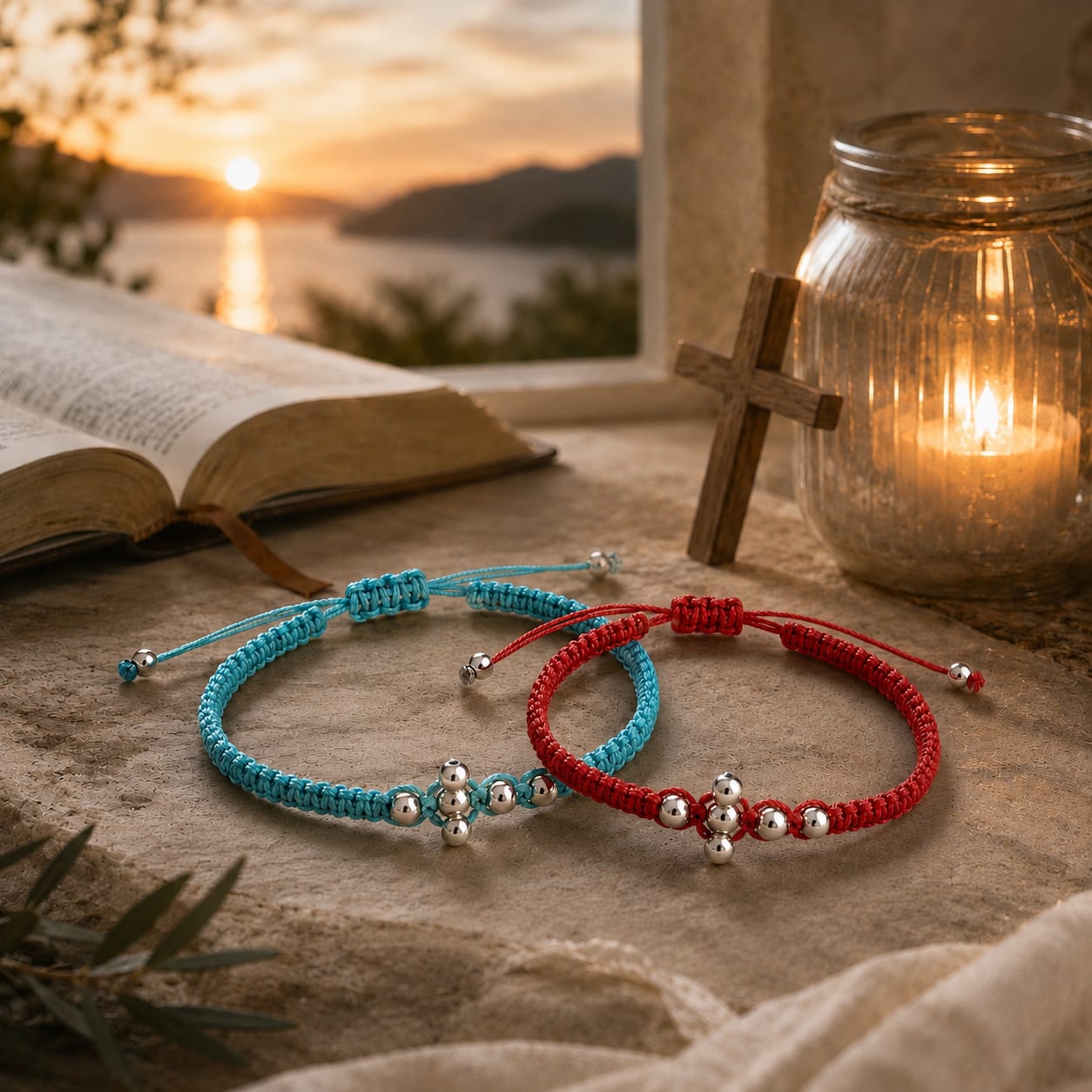 brățară religioasă, brățară unisex, brățară handmade